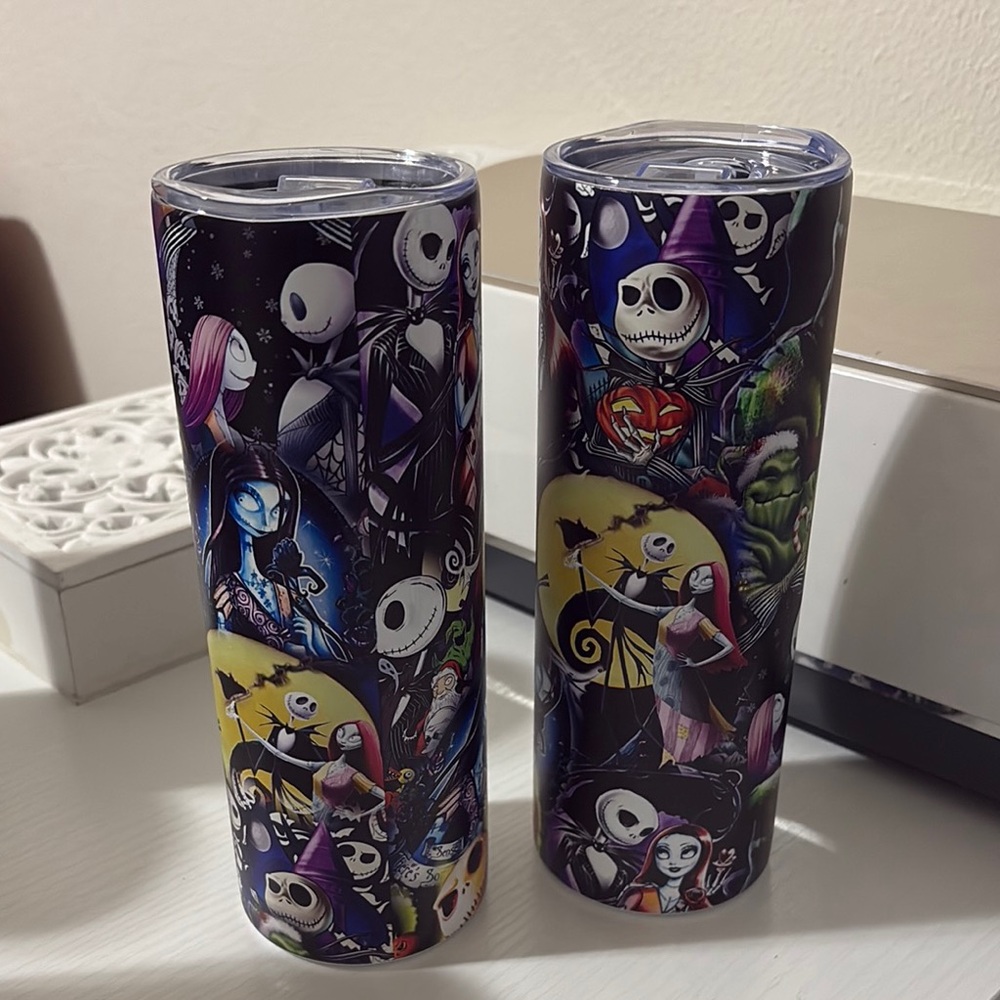 Nightmare Before Christmas Themed Tumblers